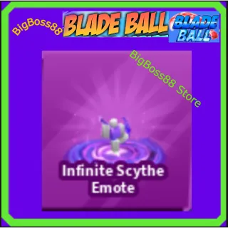 Infinite Scythe Emote - Blade Ball
