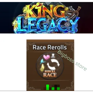 Race rerolls - King Legacy