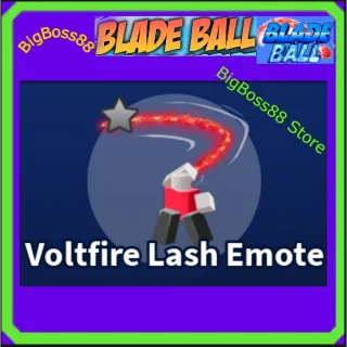 Voltfire Lash Emote - Blade Ball