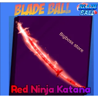 Red Ninja Katana - Blade Ball