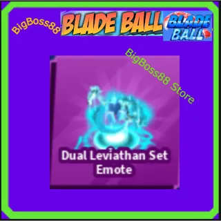 Dual Leviathan Set Emote - Blade Ball