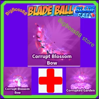 Corrupt Blossom Bow Full set - Blade Ball