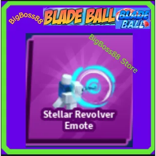 Stellar Revolver Emote - Blade Ball
