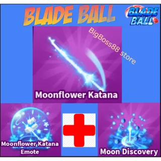 Moonflower Katana Full set - Blade Ball