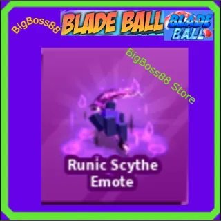 Runic Scythe Emote - Blade Ball