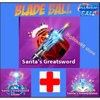 Santa's Greatsword Full set - Blade Ball