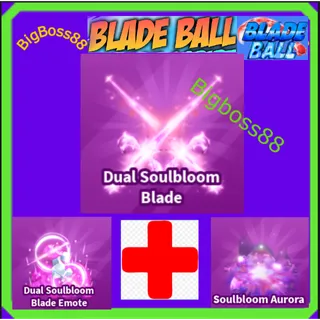 Dual Soulbloom Blade Full set - Blade Ball