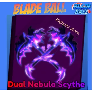 Dual Nebula Scythe - Blade Ball