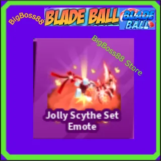 Jolly Scythe Set Emote - Blade Ball