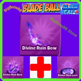 Divine Ruin Bow Full set - Blade Ball