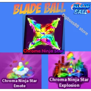 Chroma Ninja Star Full set - Blade Ball