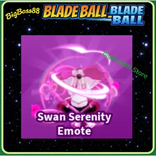 Swan Serenity Emote - Blade Ball