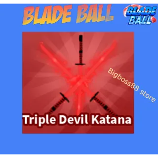 Triple Devil Katana - Blade Ball