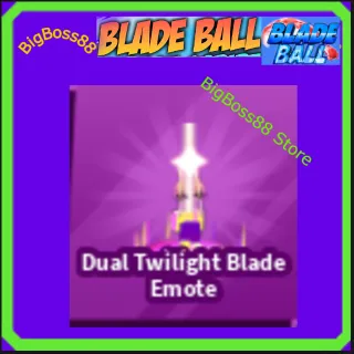 Dual Twilight Blade Emote - Blade Ball