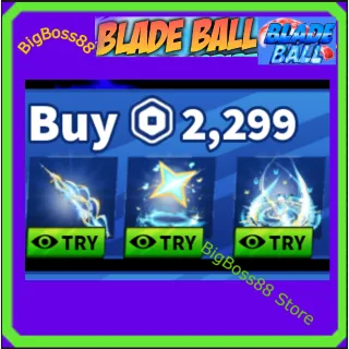 Gold Vanity Spear - Blade Ball