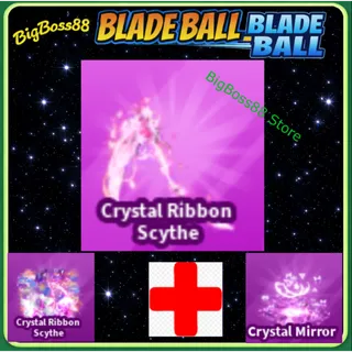 Crystal Ribbon Scythe Full set - Blade Ball