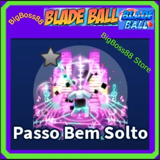 Passo Bem Solto + Montagem Tomada + Luna Bala emote - Blade Ball