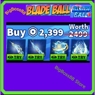 Gold Vanity Pack【2399R】- Blade Ball