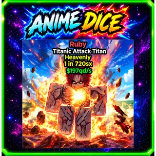 Unit Ruby, Titanic Attack Titan Heavenly, 1 in 720sx, $197qds - Anime Dice