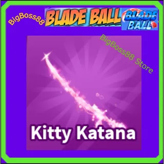 Kitty Katana sword + Kitty Katana Explosion - Blade Ball