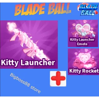 Kitty Launcher Full set - Blade Ball