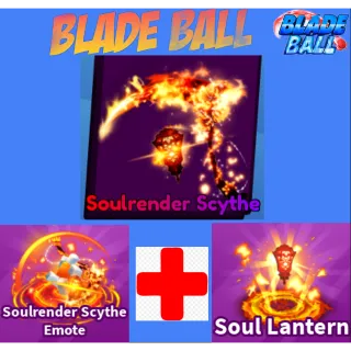 Soulrender Scythe  Full set - Blade Ball