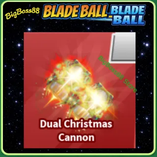 Dual Christmas Cannon Finisher - Blade Ball