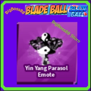Yin Yang Parasol Emote - Blade Ball