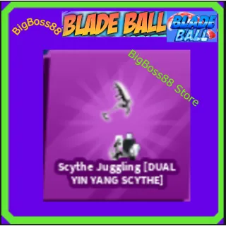 Scythe Juggling [DUAL YIN YANG SCYTHE] Emote - Blade Ball