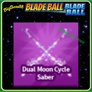 Dual Moon Cycle Saber - Blade Ball
