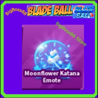 Moonflower Katana Emote - Blade Ball