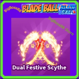 Dual Festive Scythe - Blade Ball
