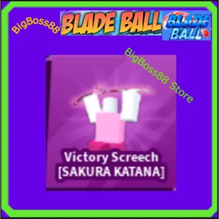 Victory Screech [SAKURA KATANA] Emote - Blade Ball