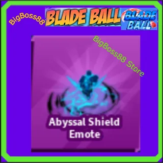 Abyssal Shield Emote - Blade Ball