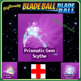 Prismatic Gem Scythe Full set - Blade Ball