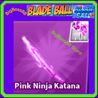 Pink Ninja Katana Finisher - Blade Ball