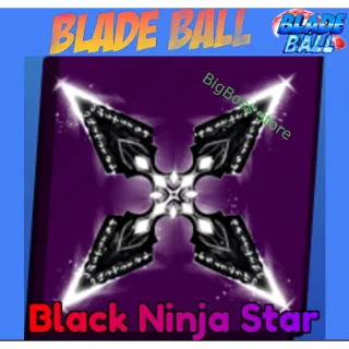 Black Ninja Star - Blade Ball