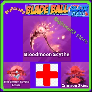 Bloodmoon Scythe Full set - Blade Ball