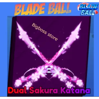 Dual Sakura Katana - Blade Ball