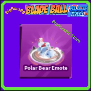 Polar Bear Emote - Blade Ball