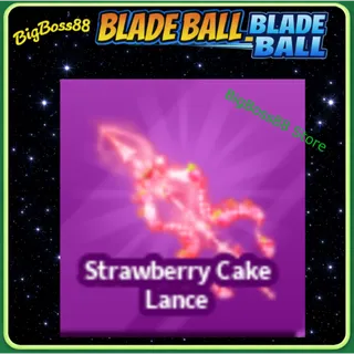 Strawberry Cake Lance - Blade Ball