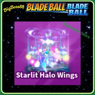 Starlit Halo Wings Emote - Blade Ball