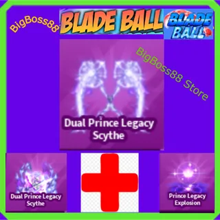 Dual Prince Legacy Scythe Full set - Blade Ball