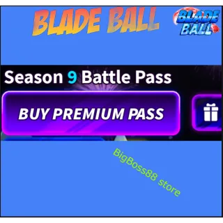 Premium Pass  Season 9 Battle Pass - Blade Ball