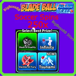 x250 Soccer Spins - Blade Ball