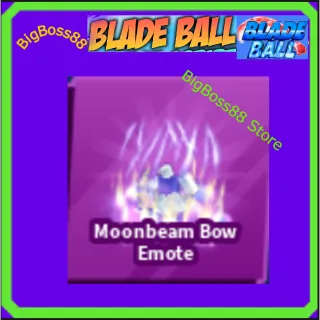 Moonbeam Bow Emote - Blade Ball
