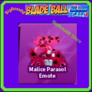 Malice Parasol Emote - Blade Ball