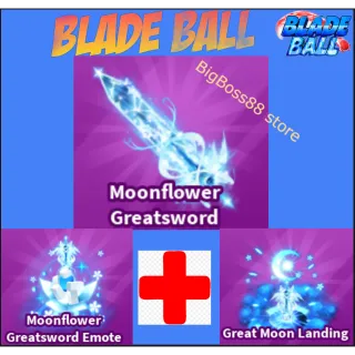 Moonflower Greatsword Full set - Blade Ball