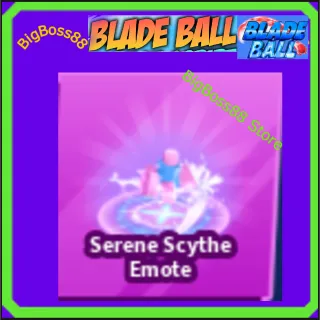 Serene Scythe Emote - Blade Ball