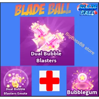 Dual Bubble Blaster Full set - Blade Ball